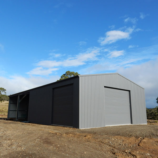Commercial shed installed in Bunbury for a happy client.
