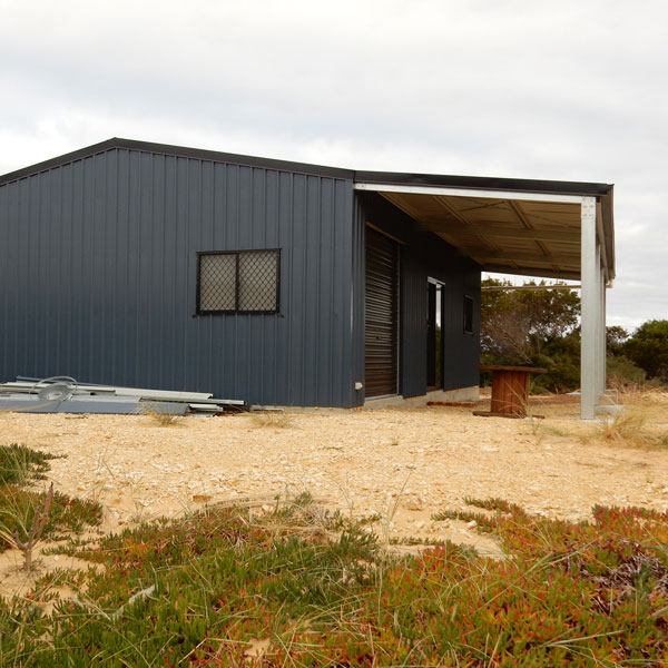 Shed built in Nowra out of Colorbond