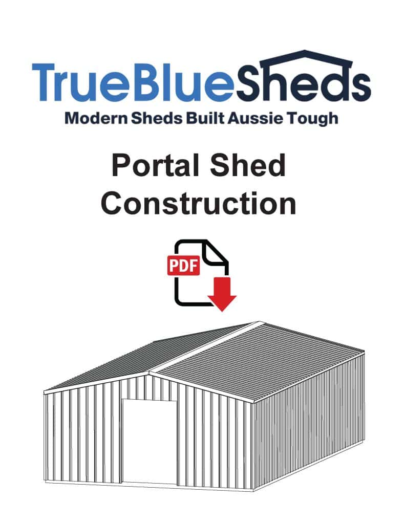 Image of True Blue Sheds Gable Sheds Installation Guide